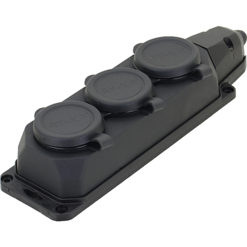 KAUÇUK 3 LÜ GRUP PRİZ