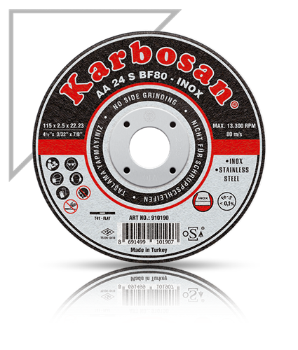 KARBOSAN İNOX KESME 115 x 1.0 x 22.23 